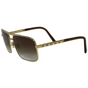 Louis Vuitton Attitude Sunglasses Damier Gradient Sunglasses Metal Acetate Gold